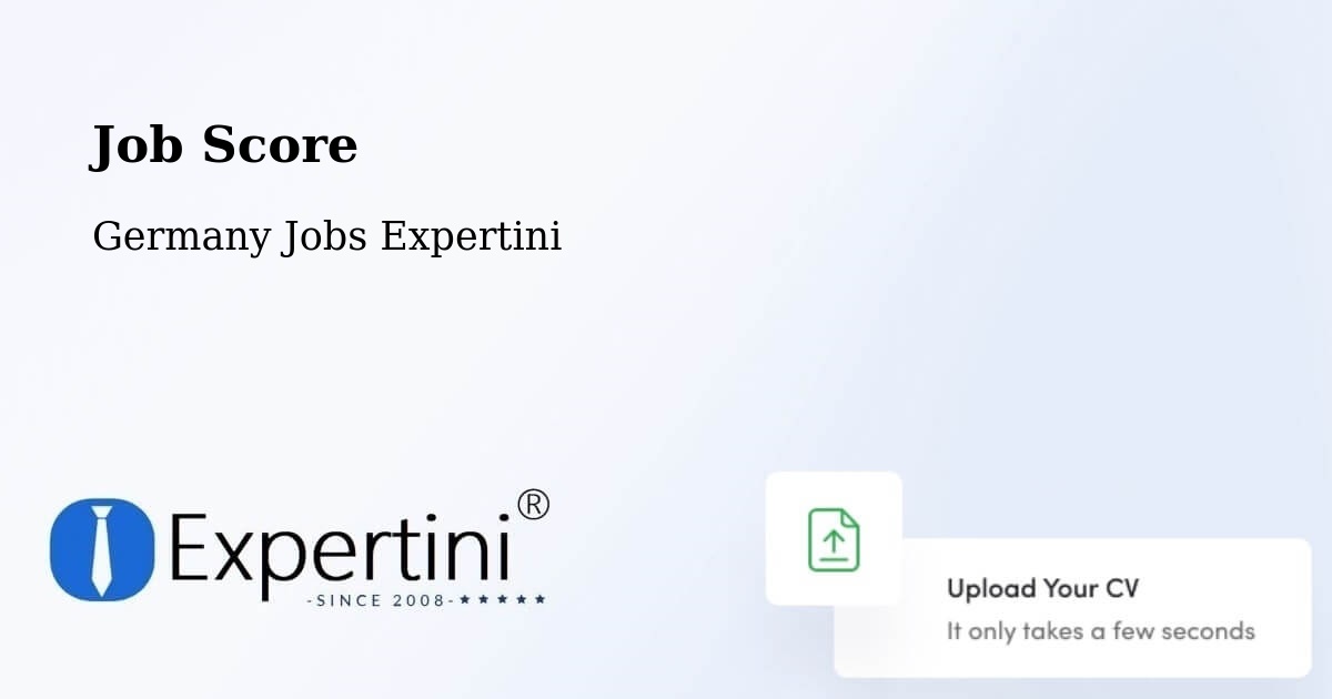 Job Score & Job Description Score Tool – Cleebronn - Germany Jobs Expertini